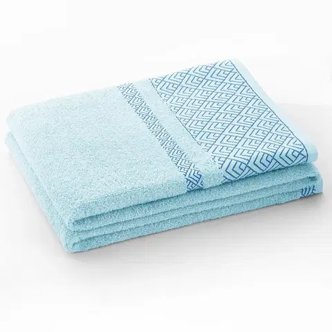 Ručníky Bavlněný ručník AmeliaHome Volie světle modrý, velikost 70x140