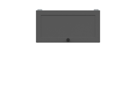 Kuchyňské linky JAMISON, skříňka nad digestoř 60 cm, bílá/grafit