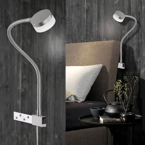 Stolní lampy a lampičky s klipem FISCHER & HONSEL Nastavitelná světelná svorka LED Lug