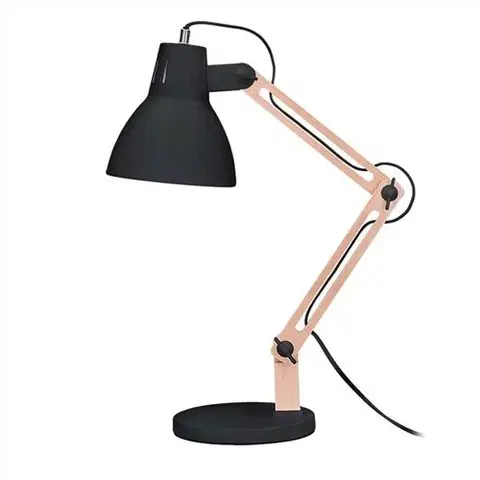 Lampičky Solight WO57-B Stolní lampa Falun, černá