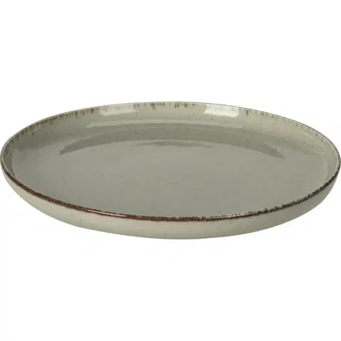 Talíře EH Porcelánový dezertní talíř Light Green, 19 cm