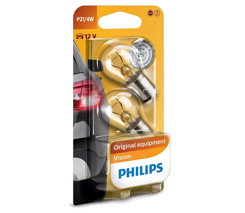 Žárovky Philips SADA 2x Autožárovka Philips VISION 12594B2 BAZ15d/4W/12V 