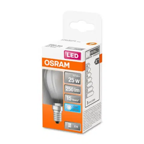 LED žárovky OSRAM OSRAM Classic P LED žárovka E14 2,5W 4 000K matná
