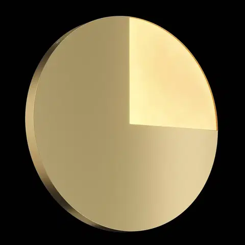 Nástěnná svítidla Maytoni Nástěnné svítidlo Maytoni Jupiter LED, zlatá barva, Ø 44,8 cm