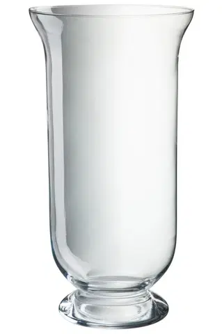 Dekorativní vázy Transparentní skleněná váza Hurricane - Ø 25 * 50 cm J-Line by Jolipa 5004