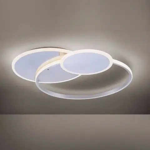 Stropní svítidla Paul Neuhaus LED stropní světlo Emilio dálkový ovladač, kulaté