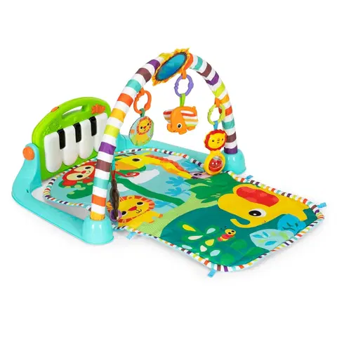 Dětské deky ECOTOYS Vzdělávací hrací deka s klavírem Ligas vícebarevná