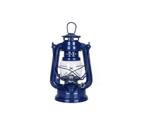Zahradní lampy Brilagi Brilagi - Petrolejová lampa LANTERN 19 cm tmavě modrá 