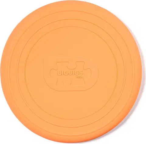 Hry na zahradu Bigjigs Toys Frisbee APRICOT oranžové