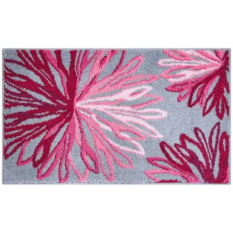Koberce a koberečky Grund Koupelnová předložka Art růžovo-šedá, 60 x 100 cm