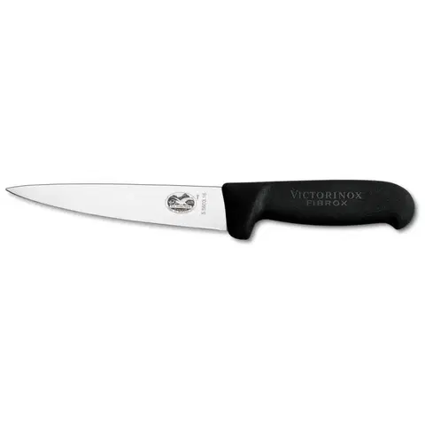 Kuchyňské nože VICTORINOX Nářezový nůž na šunku a salám VICTORINOX FIBROX 12 cm 5.5603.12