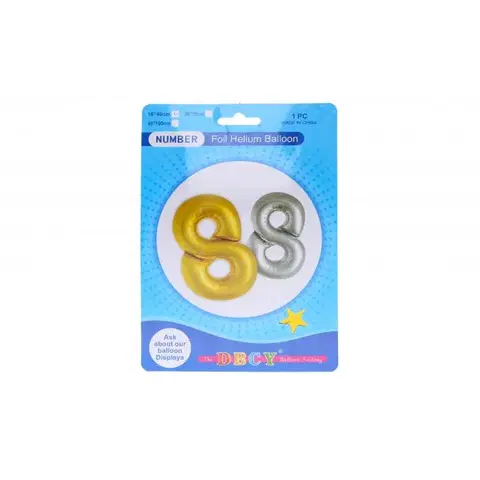 Hračky WIKY - Balonky nafukovací ve tvaru čísla 8