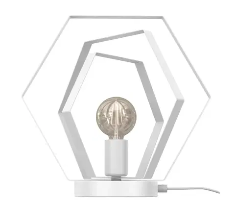 Lampy  Stolní lampa HEXAGON 1xE27/15W/230V 