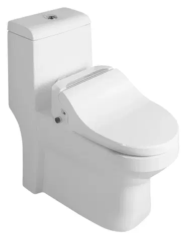 Záchody SAPHO HUBERT WC kombi, zadní/spodní odpad s elektronickým bidetem USPA LUX UB-6635RU-2