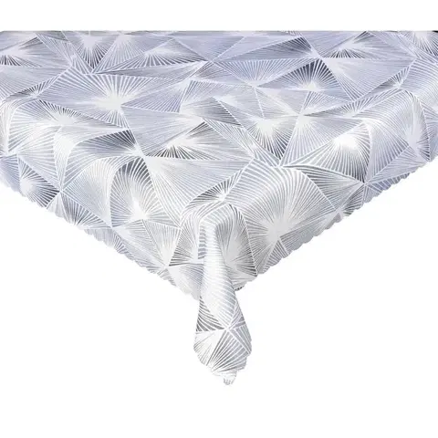 Ubrusy Forbyt, Ubrus s nešpinivou úpravou, Třpyt, šedý 140 x 180 cm