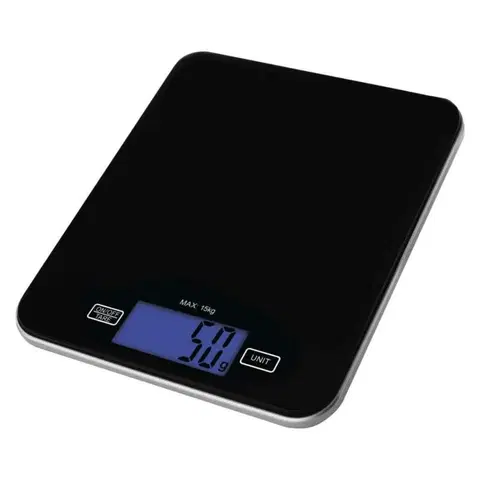 Váhy osobní a kuchyňské EMOS Digitální kuchyňská váha EV022 černá 2617002200