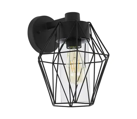 Zahradní lampy Eglo Eglo 97226 - Venkovní nástěnné svítidlo CANOVE 1xE27/60W/230V IP44 