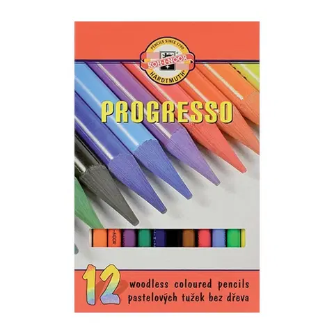 Hračky KOH-I-NOOR - Pastelky Progres 8756  12ks