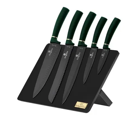 Sady nožů BERLINGERHAUS Sada nožů v magnetickém stojanu 6 ks Emerald Collection