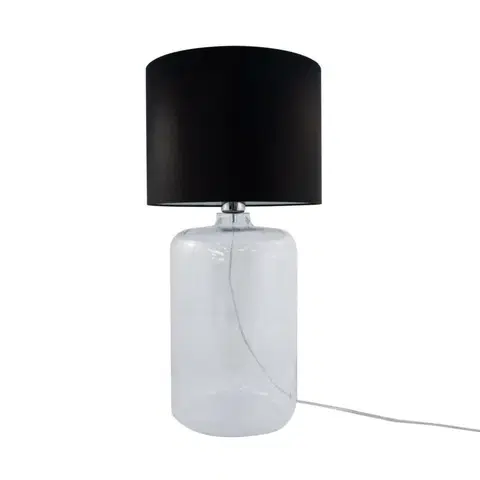 Designové stolní lampy ZUMALINE Stolní lampa AMARSA čirá 5507BK