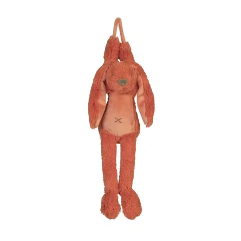 Hračky HAPPY HORSE - hudební králíček Richie oranžový velikost: 34 cm