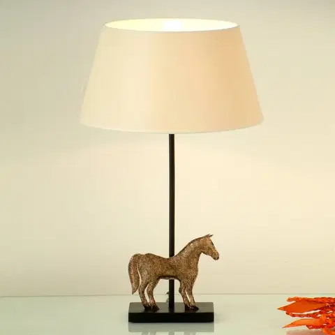 Světla na parapety Holländer Ozdobná stolní lampa Solisti Cavallo
