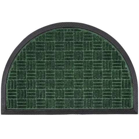 Koberce a koberečky Trade Concept Gumová rohožka půlkruh zelená