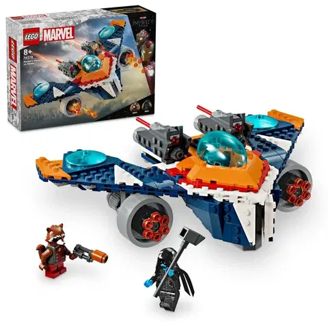 Hračky LEGO LEGO -  Marvel 76278 Rocketův tryskáč Warbird vs. Ronan