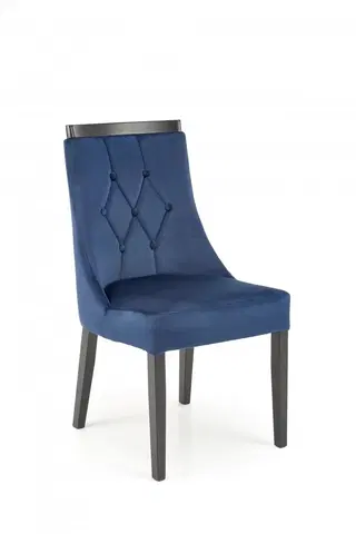 Jídelní sety Jídelní židle ROYAL Halmar Modrá