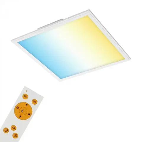 LED stropní svítidla BRILONER CCT svítidlo LED panel, 45 cm, 2400 lm, 24 W, bílé BRILO 7179-016