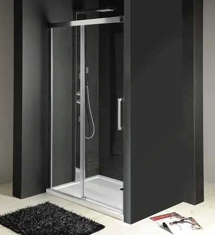 Sprchové kouty GELCO FONDURA posuvné dveře 1300mm, čiré sklo GF5013