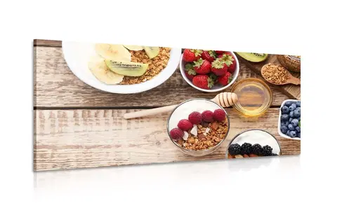 Obrazy jídla a nápoje Obraz zdravé snídaně