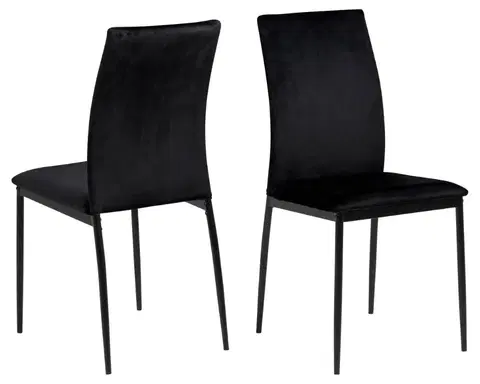 Židle Actona Jídelní židle Demina černá