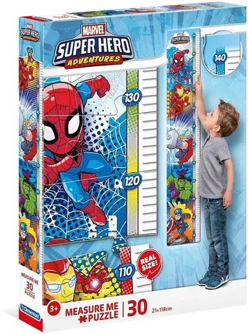 Hračky puzzle CLEMENTONI - Puzzle Meter 30 Super Hero Adventures
