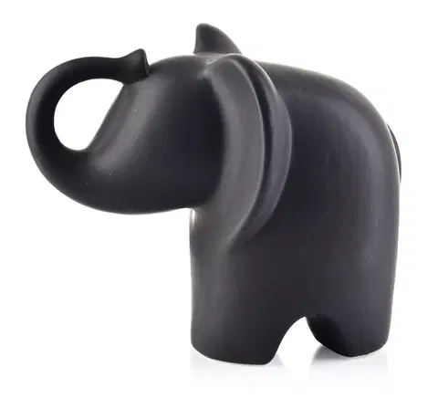  Mondex Keramický slon MIA BLACK IV matně černý