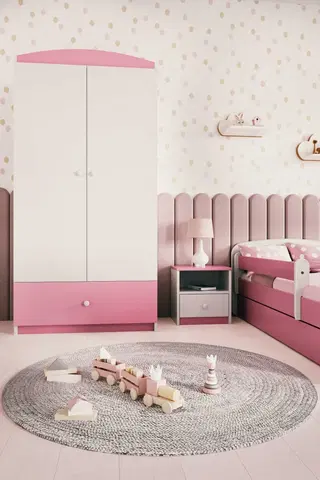 Dětský nábytek Kocot kids Dětská skříň Babydreams 90 cm růžová