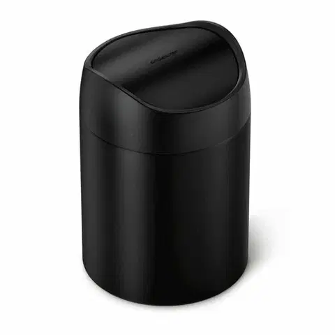 Odpadkové koše Simplehuman Odpadkový koš na stůl MINI 1,5 l, černá