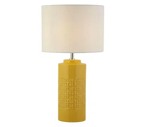 Lampy Searchlight Searchlight EU60062OC - Stolní lampa CHARLESTON 1xE27/10W/230V keramika 