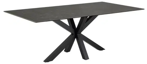 Jídelní stoly Actona Jídelní stůl Heaven 160x90 cm černý