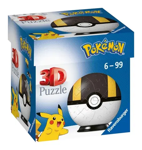 Hračky puzzle RAVENSBURGER - Puzzle-Ball Pokémon Motiv 3 - Položka 54 Dílků