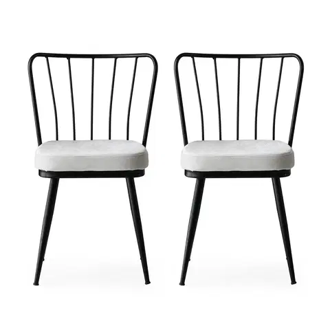 Kuchyňské a jídelní židle Set židlí YILDIZ černý