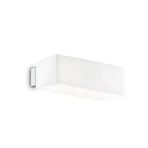 Moderní nástěnná svítidla Ideal Lux BOX AP2 BIANCO SVÍTIDLO NÁSTĚNNÉ 009537