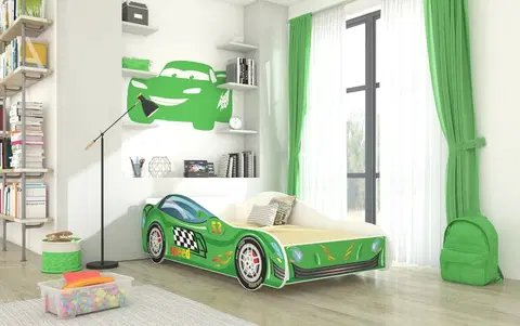 Postele ArtAdrk Dětská auto postel SPEED | 70 x 140 cm