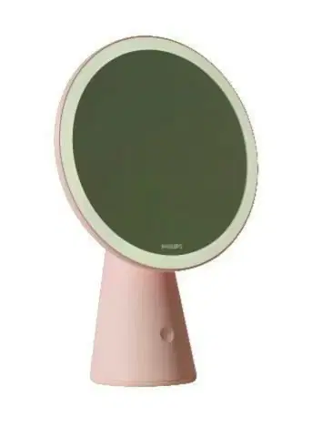 LED stolní lampy Philips Mirror stolní svítidlo se zrcadlem 1x4.5W 60lm 3000/4000/5000K USB, růžové