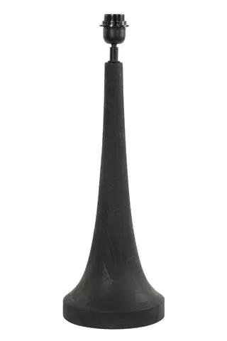 Lampy Dřevěná základna ke stolní lampě Jovany black -Ø20*49cm / E27 Light & Living 7038712