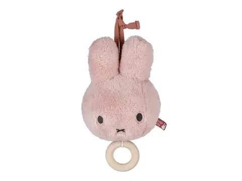 Hračky LITTLE DUTCH - Hudobný králiček Miffy Fluffy Pink