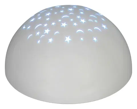 Svítidla na baterie Rabalux dětská noční lampička s projektorem Lina LED 0,5W bílá RGB 1470
