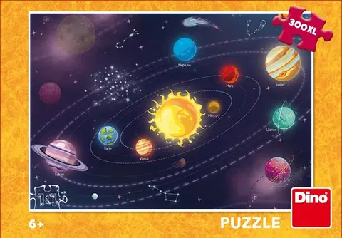 Hračky puzzle DINO - Dětská Sluneční Soustava 300 Xl Puzzle Nové
