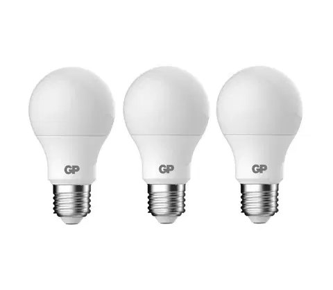 LED osvětlení GP SADA 3x LED Žárovka A60 E27/8,6W/230V 2700K - GP 
