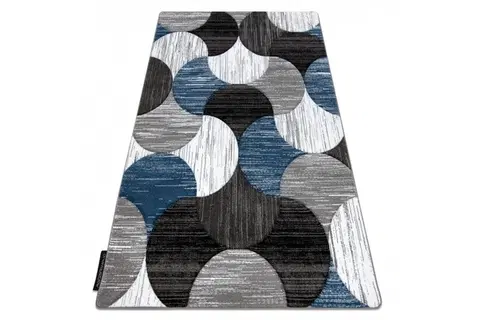 Koberce a koberečky Dywany Lusczow Kusový koberec ALTER Geo mušle modrý, velikost 80x150